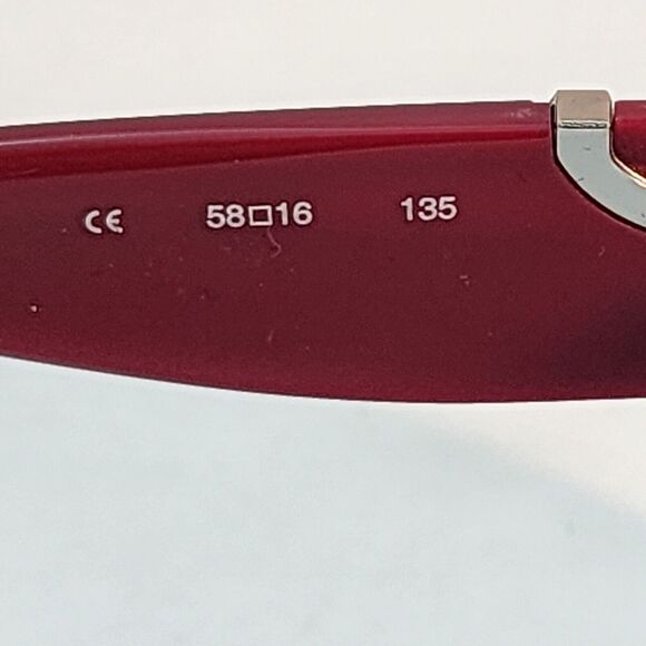 Michael Kors Womens Grenadines (M27695) Sunglasses Black Magenta with Case - Picture 5 of 10